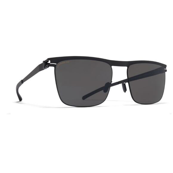 Mykita No1 Sun Will Matte Black Polarized Pro Hi-ConGrey Sunglasses - Picture 1 of 6